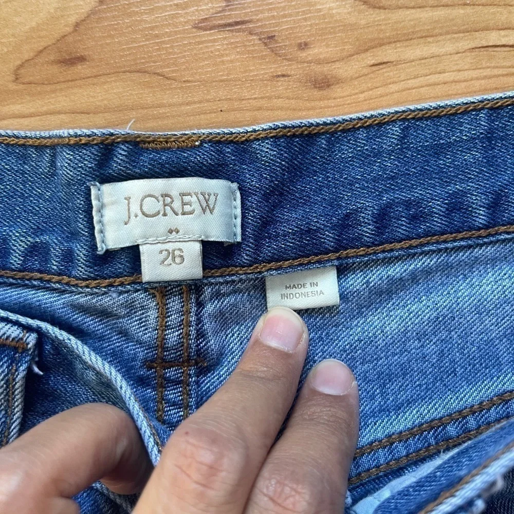 J.crew Denim Shorts Distressed
